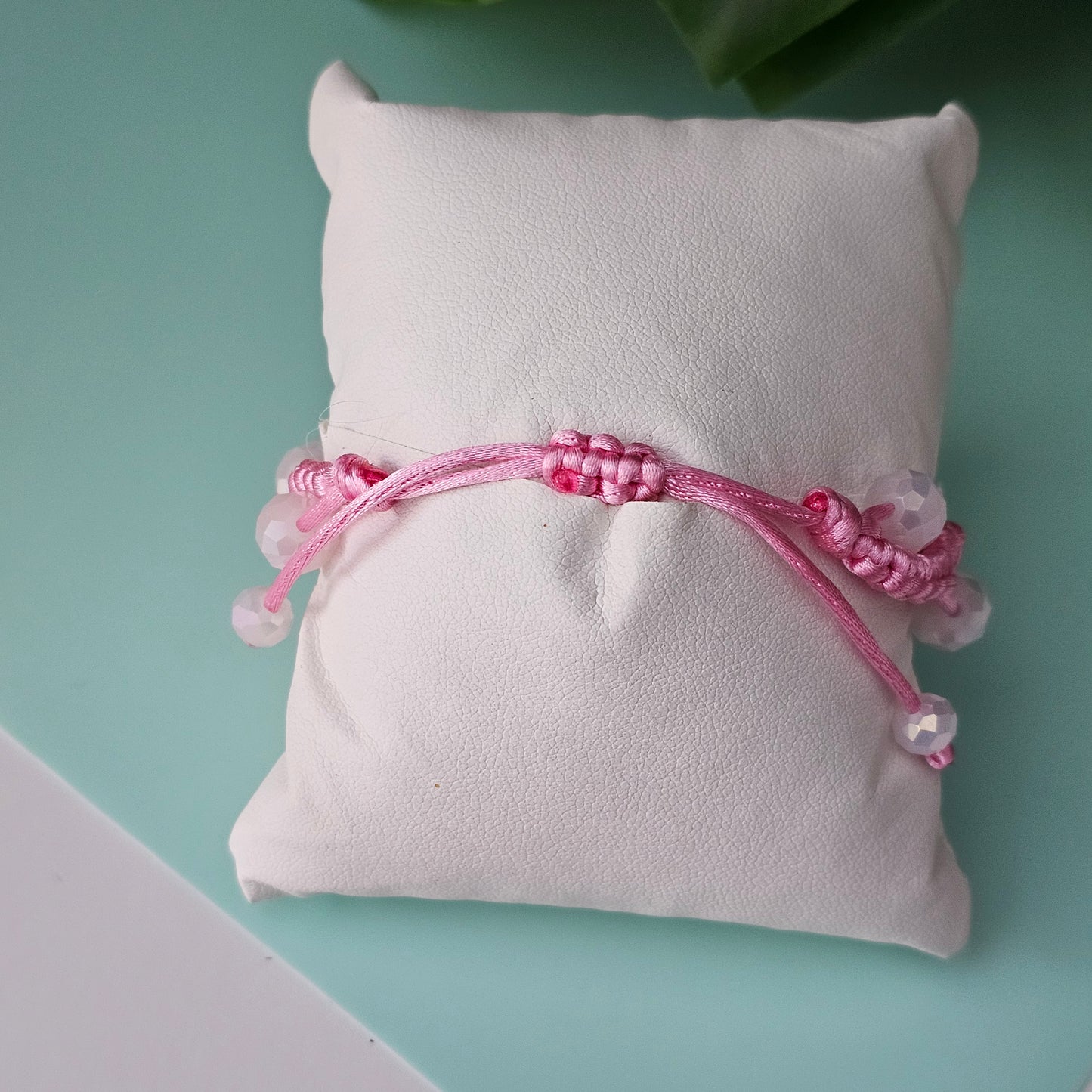 Pink Beauty Macrame Bracelet