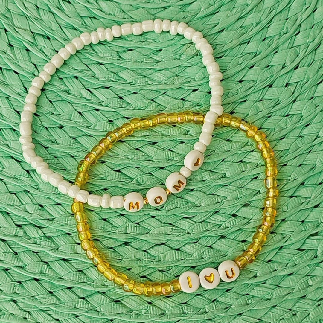 I love you Mom Bracelets