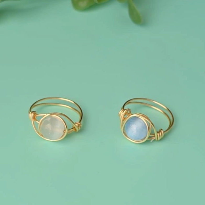 Blue Cat Eye Ring