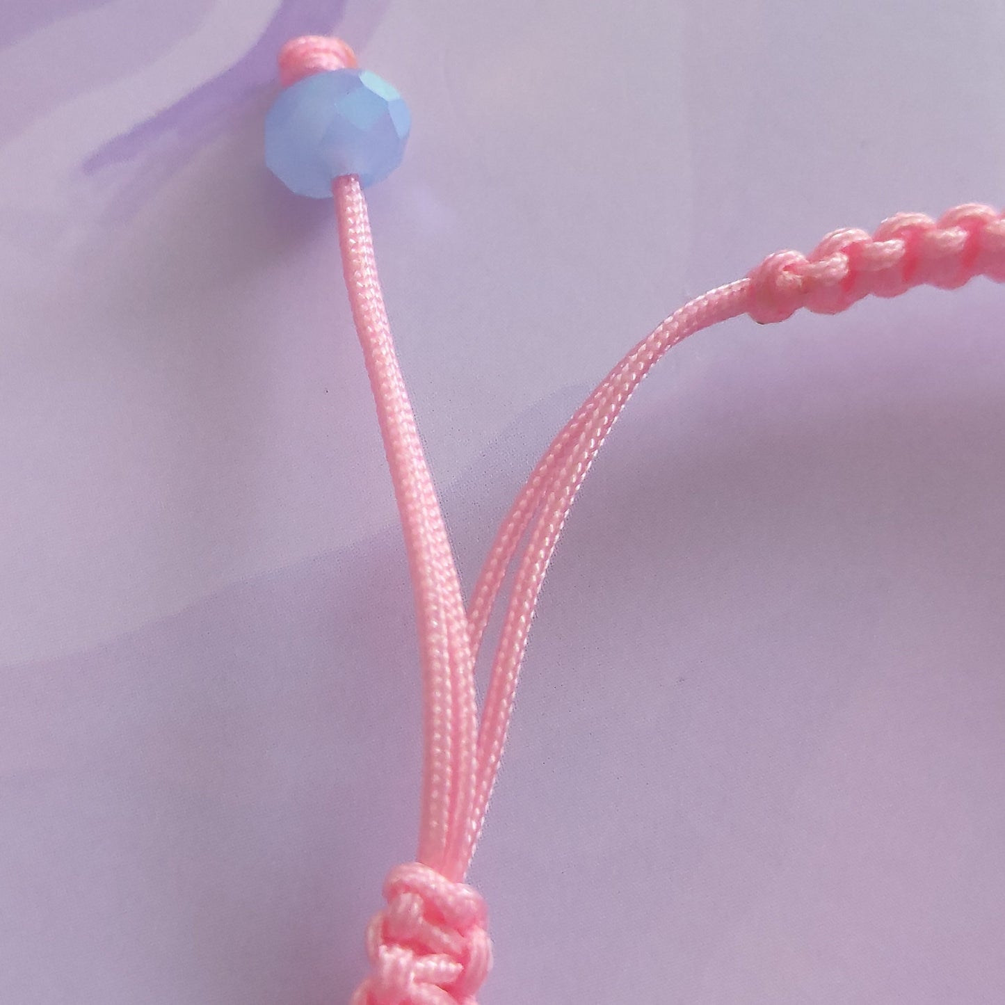 "Pink Delight" Macrame Bracelet