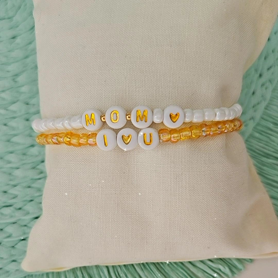 I love you Mom Bracelets