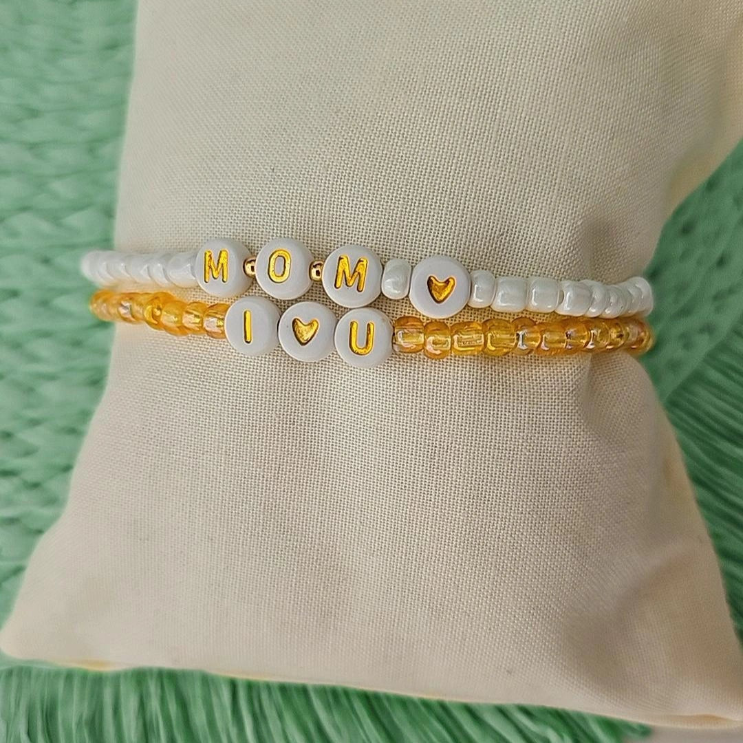I love you Mom Bracelets