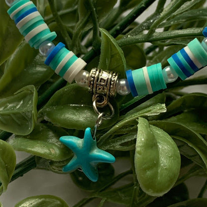 "In the Sea" Polymer Flat Clay Beads Bracelet