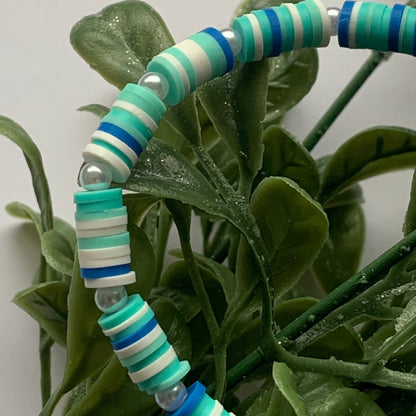 "In the Sea" Polymer Flat Clay Beads Bracelet