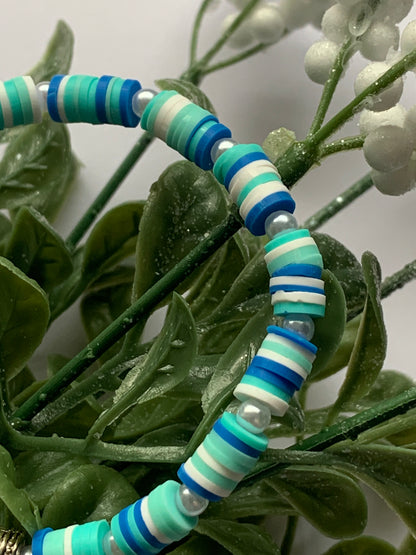 "In the Sea" Polymer Flat Clay Beads Bracelet