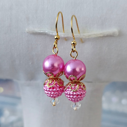 Valentines Pink Earrings