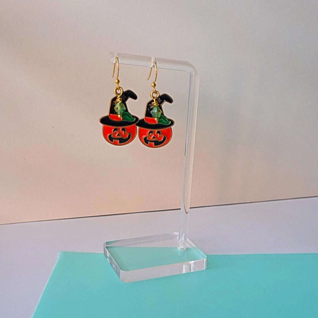 Witchy Pumpkin Earrings