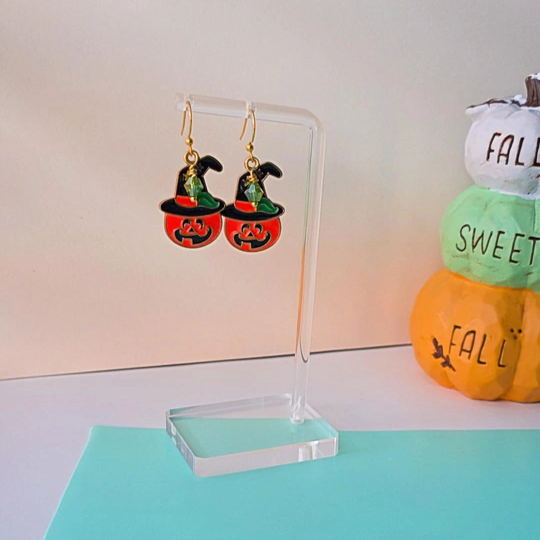 Witchy Pumpkin Earrings