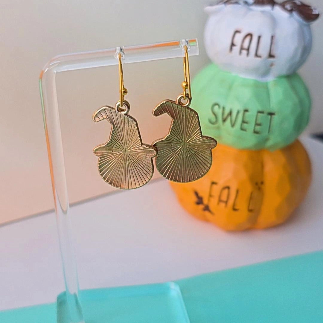 Witchy Pumpkin Earrings