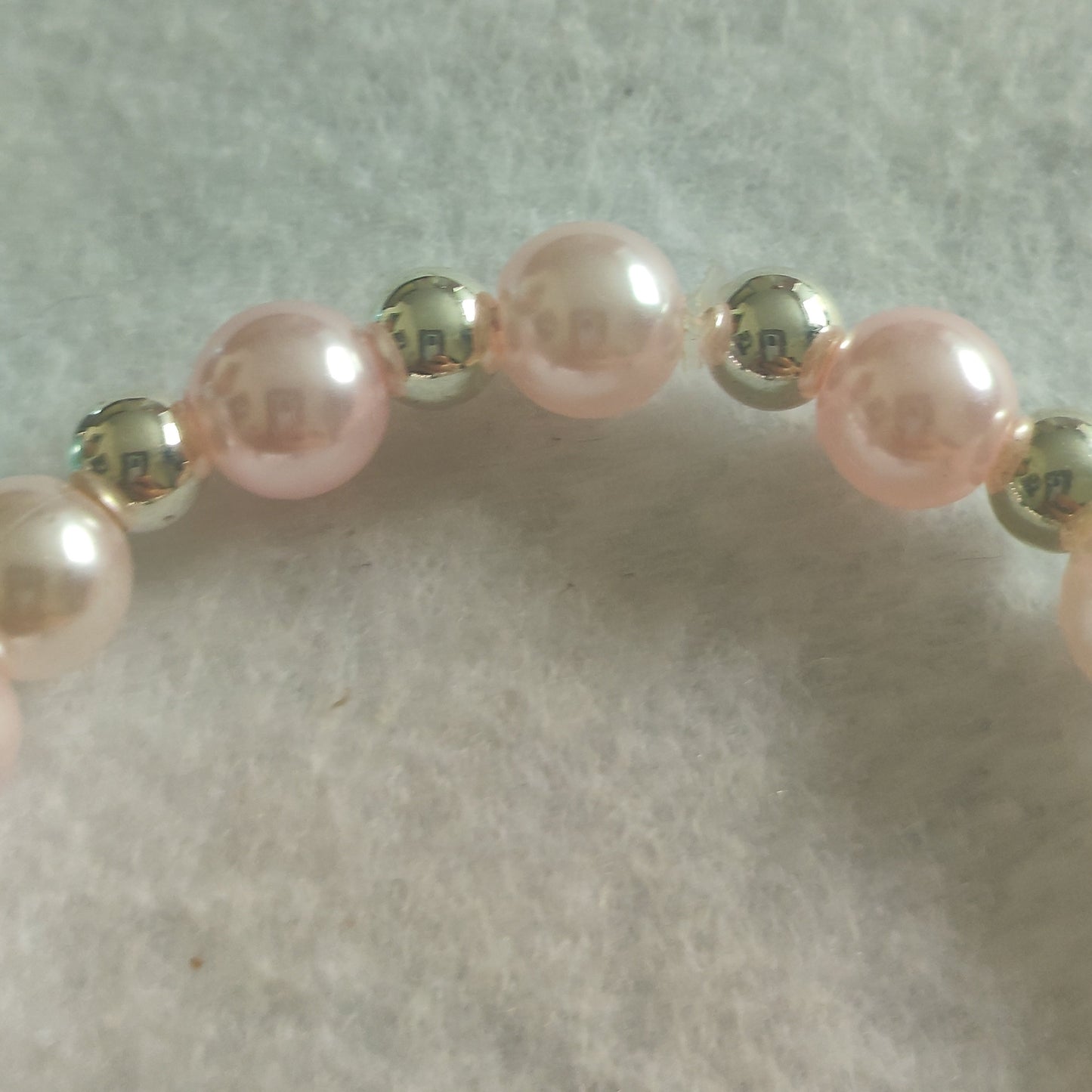 Pink and Blue Pearls Bracelets (set)