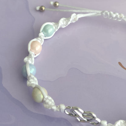 Infinity Heart Macrame Bracelet