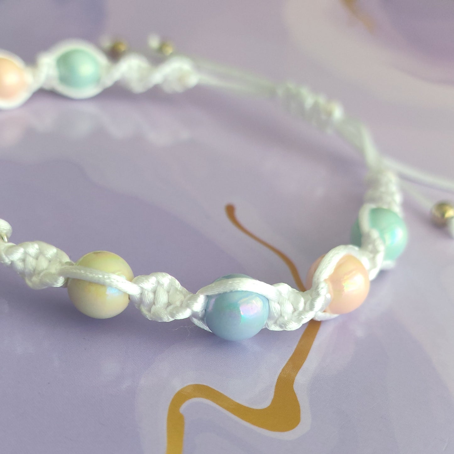 Infinity Heart Macrame Bracelet