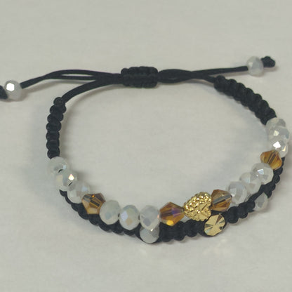 Black Double Macrame Bracelet