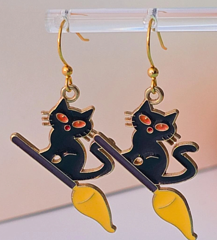 Mystic Cat Earrings