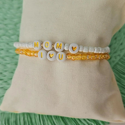 I love you Mom Bracelets