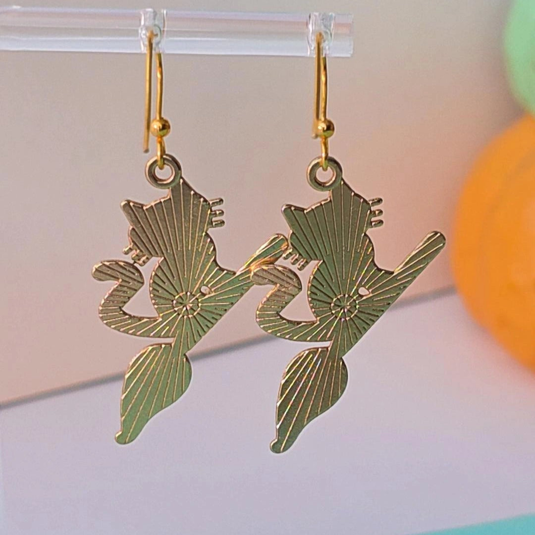 Mystic Cat Earrings