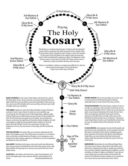 White Crystal Rosary