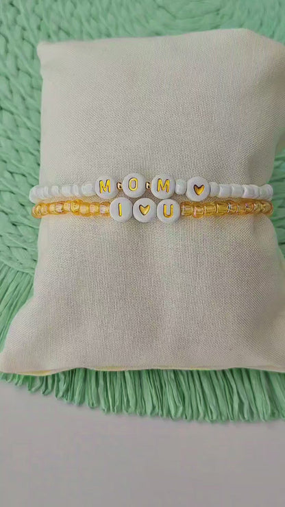 I love you Mom Bracelets