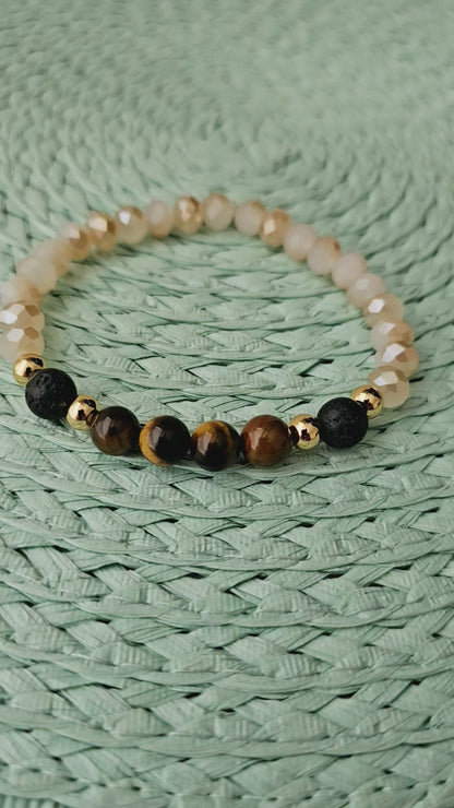 Tiger Eye Crystal Bracelet