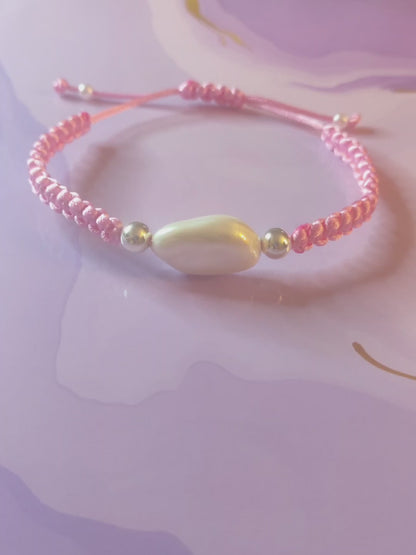 Macrame Pearl  Bracelet💗